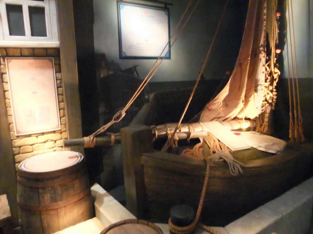 Ship in the H.C. Andersen Eventyrhuset museum