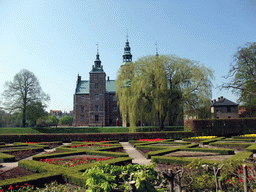 The northeast side of the Rosenborg Castle (Rosenborg Slot) and the Rosenborg Castle Gardens