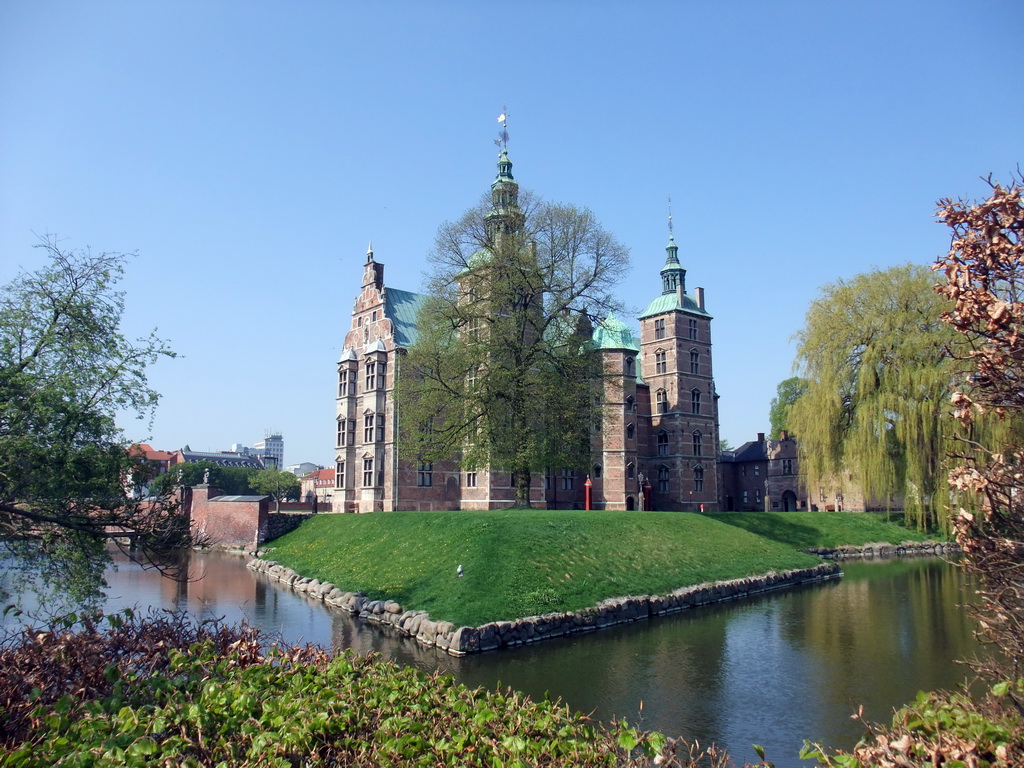 The east side of the Rosenborg Castle and its canal