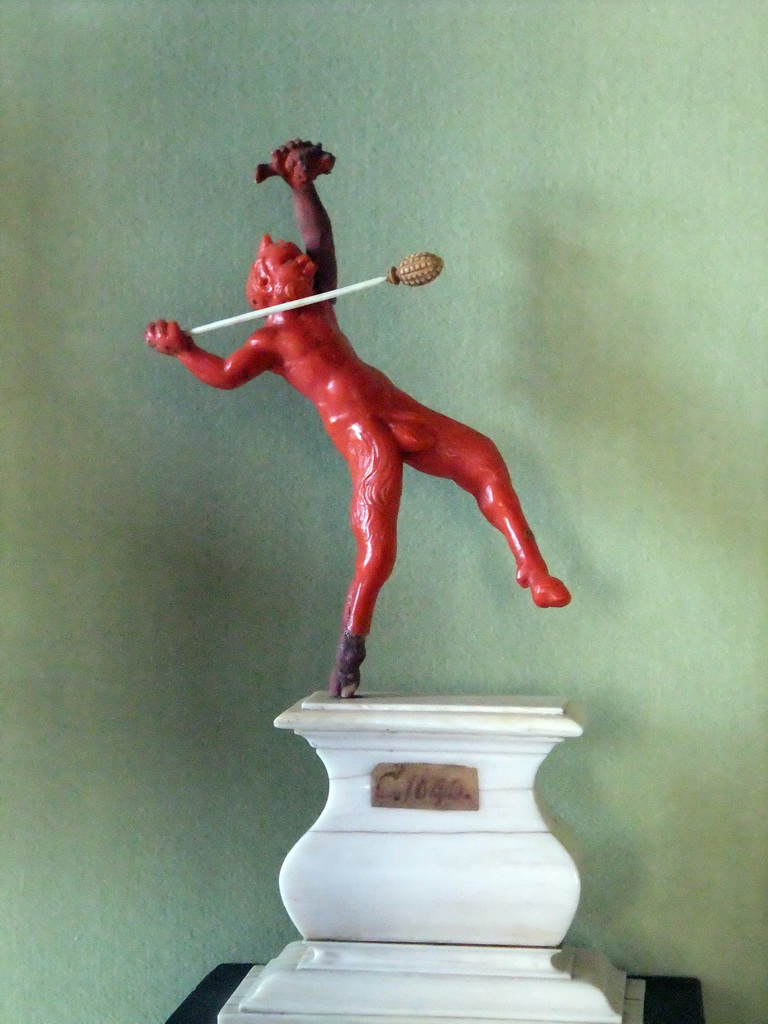 Small statue in the Stone Passage at the ground floor of Rosenborg Castle