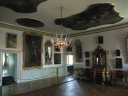 Frederik V`s Room `The Rose` at the first floor of Rosenborg Castle