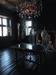 Frederik IV`s Room at the first floor of Rosenborg Castle