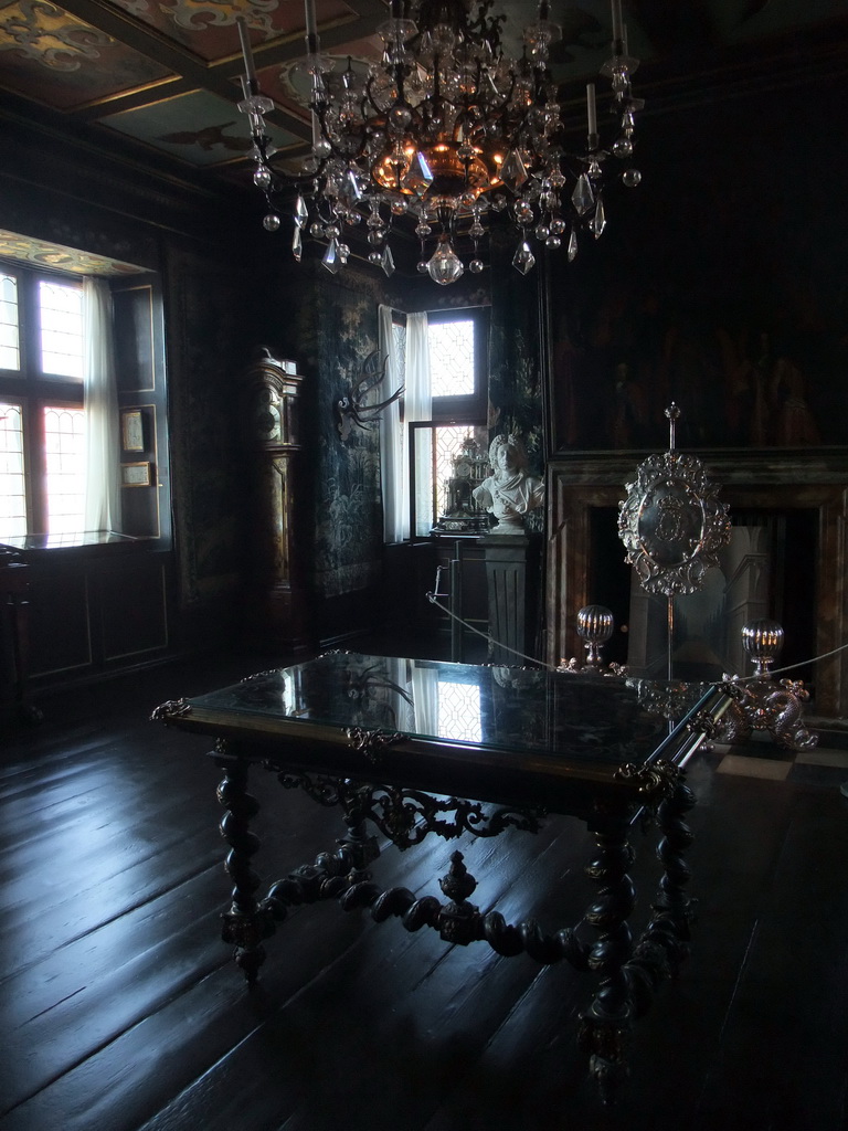 Frederik IV`s Room at the first floor of Rosenborg Castle