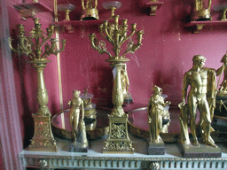 Bronze table decorations in the Bronze Room at the first floor of Rosenborg Castle