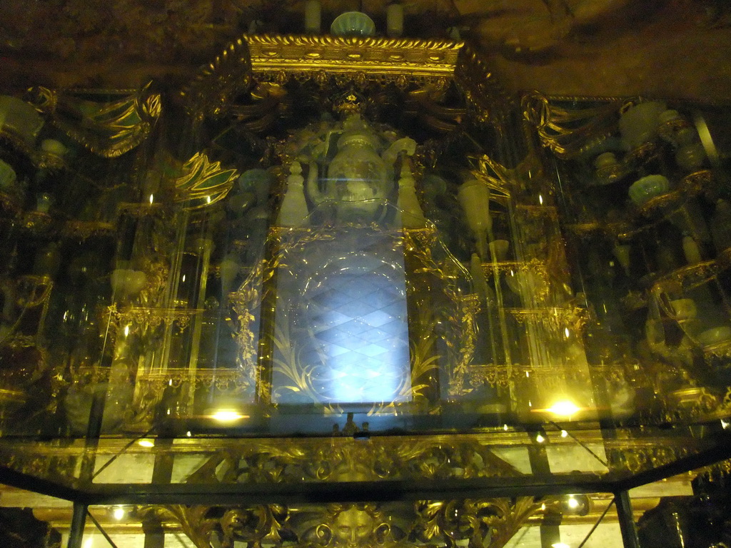 The Glass Cabinet at the second floor of Rosenborg Castle