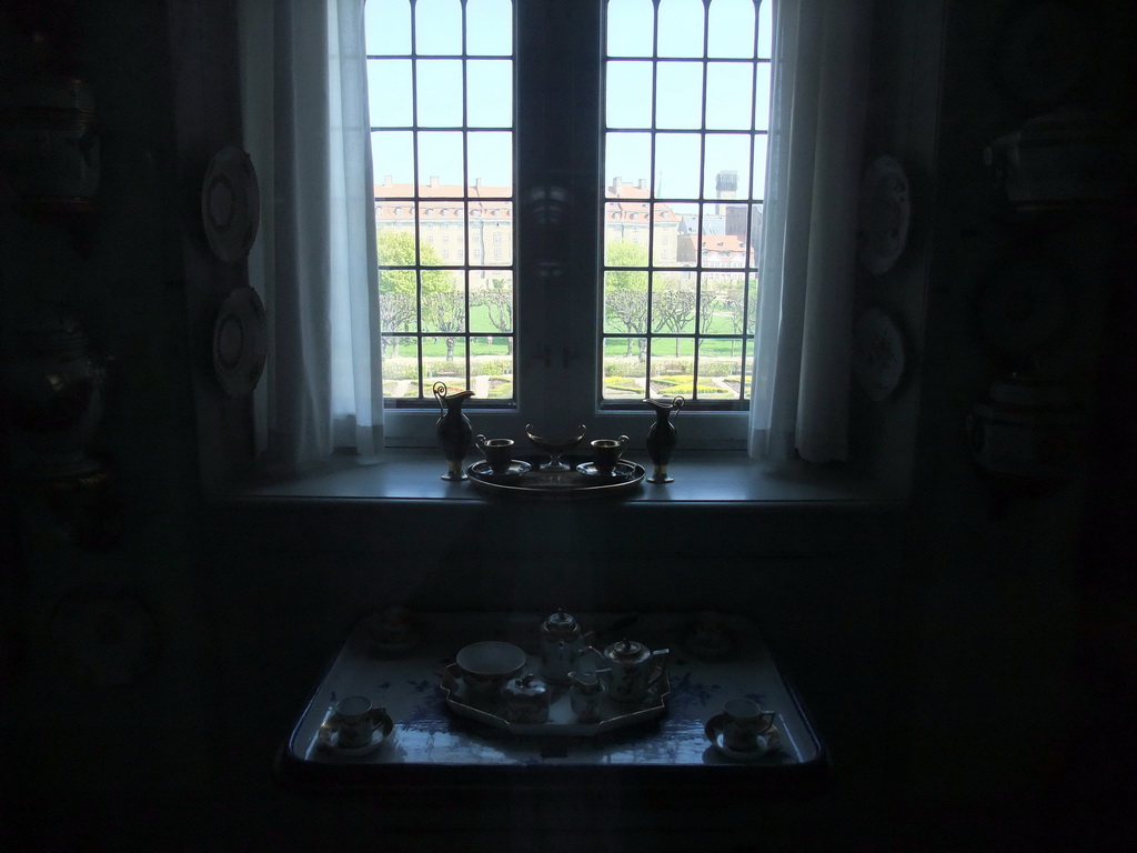 The Porcelain Cabinet at the second floor of Rosenborg Castle