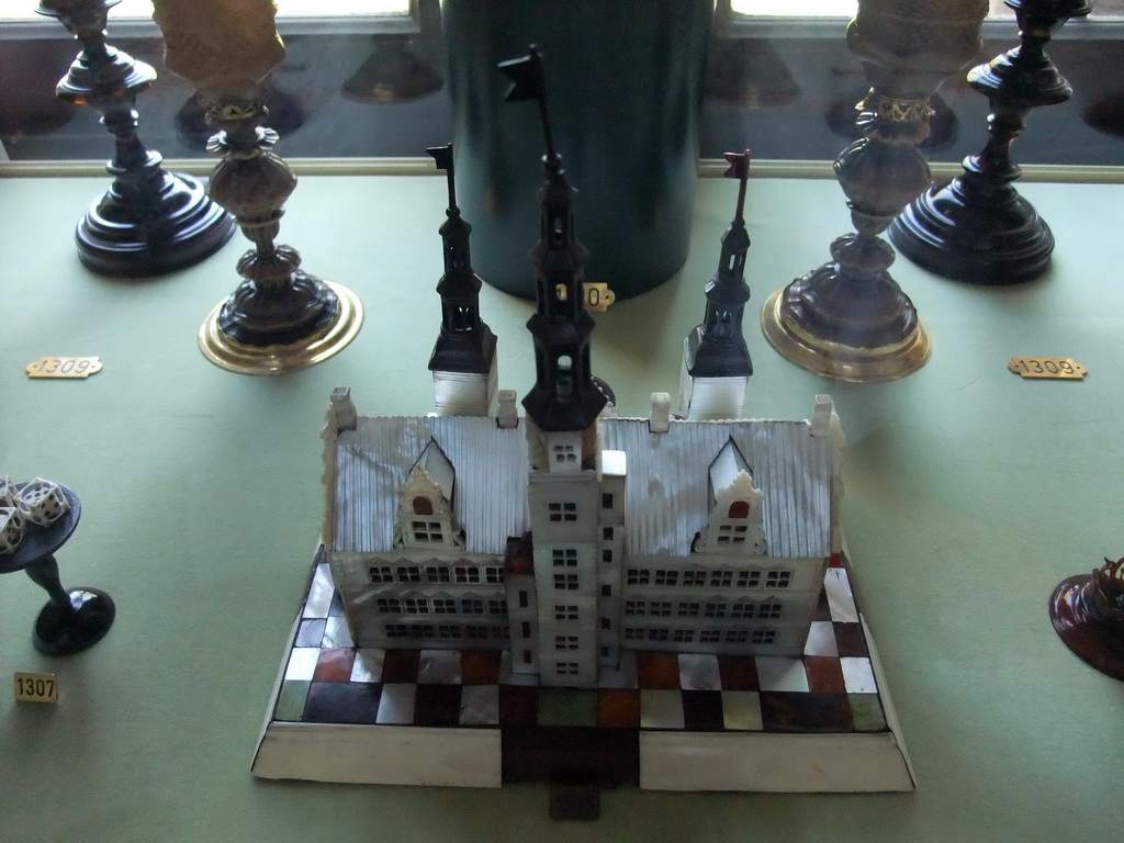 Scale model of Rosenborg Castle in the Corridor at the first floor of Rosenborg Castle