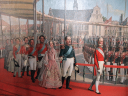 Painting `Frederik VII`s Wedding` in Frederik VII`s Room at the first floor of Rosenborg Castle