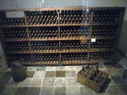 Rosenborg Wine bottles at the basement of Rosenborg Castle