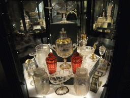 Glassware in the Green Cabinet at the basement of Rosenborg Castle