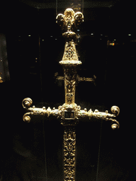 Christian III`s Sword of State in the Treasury at the basement of Rosenborg Castle