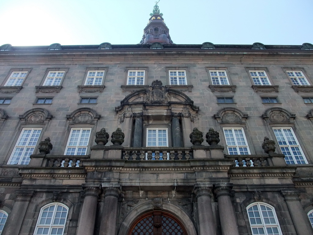The front of Christiansborg Palace