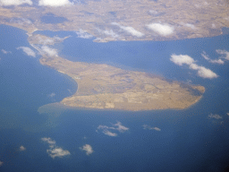 copenhagen_2_032 - 222 kb - 1024x768 - The islands of Helnæs and Funen, and Helnæs Bay, viewed from the airplane from Amsterdam The islands of Helnæs and Funen, and Helnæs Bay, viewed from the airplane from Amsterdam