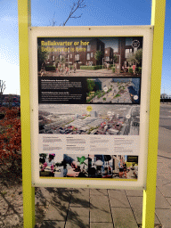 Information on the Bellakvarter neighbourhood at the Ørestads Boulevard