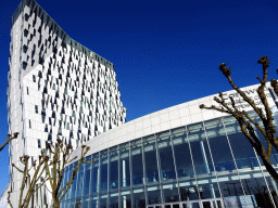 The AC Hotel Bella Sky Copenhagen and the front of the Bella Center at the Center Boulevard