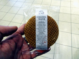 Caramel waffle at the Field`s shopping mall