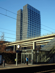 The Ørestad Railway Station and the Crowne Plaza Copenhagen Towers