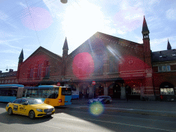 The front of the Copenhagen Central Station at the Bernstorffsgade street