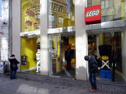Front of the LEGO store at Vimmelskaftet street