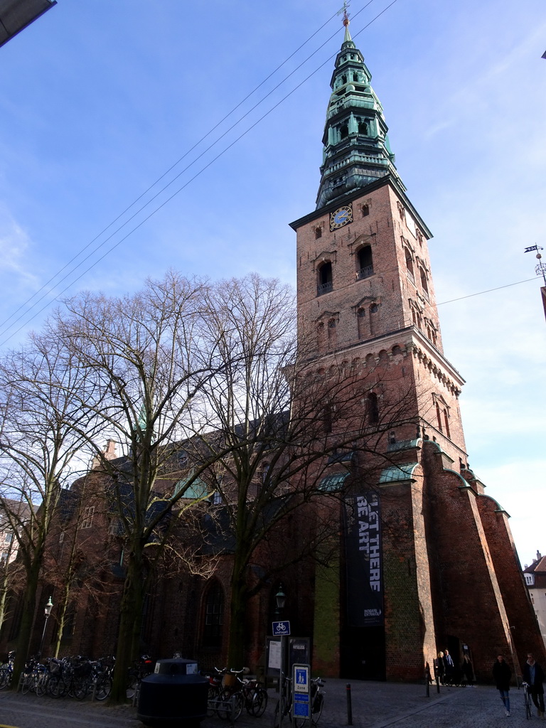 The St. Nicholas Church at the Nikolaj Plads square