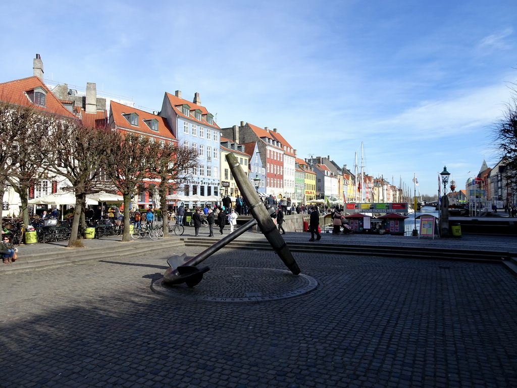 The northwest side of the Nyhavn harbour