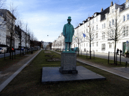 Statue of Carl Frederik Tietgen at St. Ann`s Square