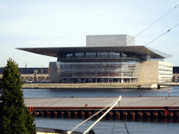 The Copenhagen Opera House, viewed from the Amaliehaven garden of the Amalienborg Palace