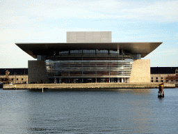 The Copenhagen Opera House, viewed from the Amaliehaven garden of the Amalienborg Palace