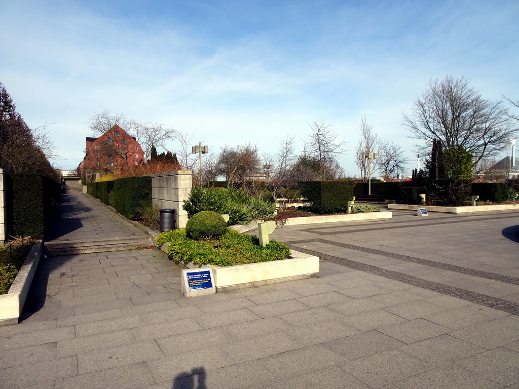 The north side of the Amaliehaven garden of the Amalienborg Palace