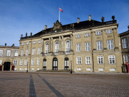 Front of Frederick VIII`s Palace at Amalienborg Palace