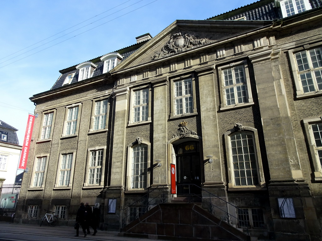 Front of Grønnegårds Theater at the Bredgade street