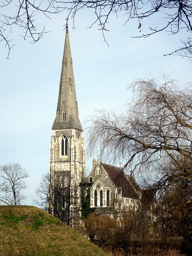 St. Alban`s Church, viewed from the Kastellet park