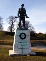 `Our Fallen` statue at Churchill Park