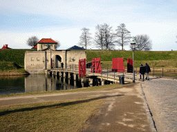 South bridge and the King`s Gate at the Kastellet park