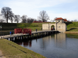 South bridge and the King`s Gate at the Kastellet park