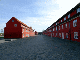 The main street of the Kastellet park, viewed from the north side