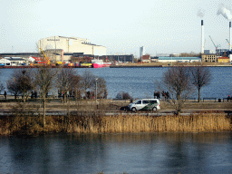 The Langelinie pier, viewed from the ramparts of the Kastellet park