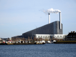 The Amagerværket power station, viewed from the Langelinie pier
