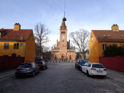 The Adelgade street and St. Paul`s Church