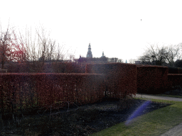 The northeast side of the Rosenborg Castle Gardens, and the Rosenborg Castle