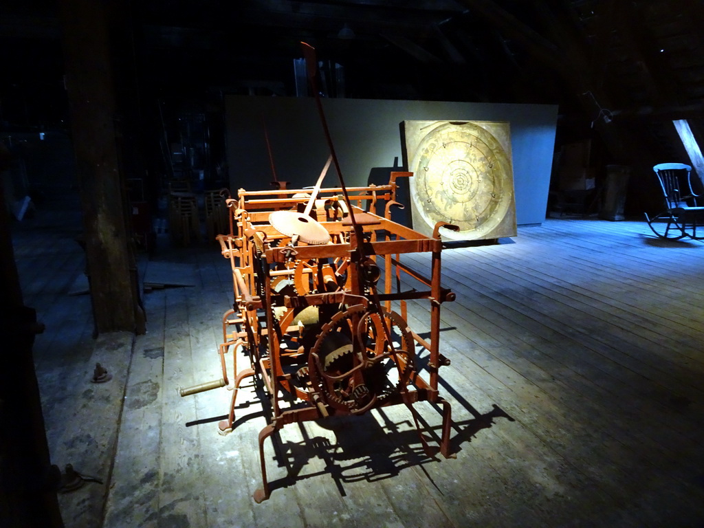 Machinery at the Bell Loft of the Rundetaarn tower