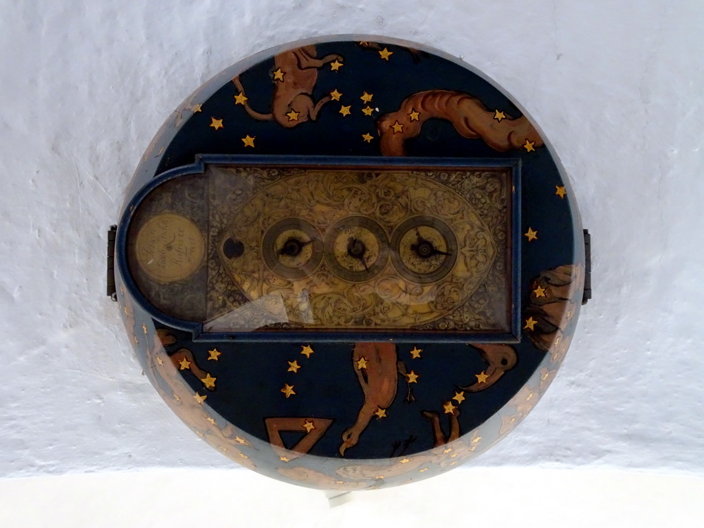 Panel near the Planetarium on the ceiling of the ramp of the Rundetaarn tower