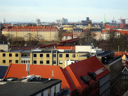 The Rosenborg Castle Gardens, viewed from the ramp of the Rundetaarn tower