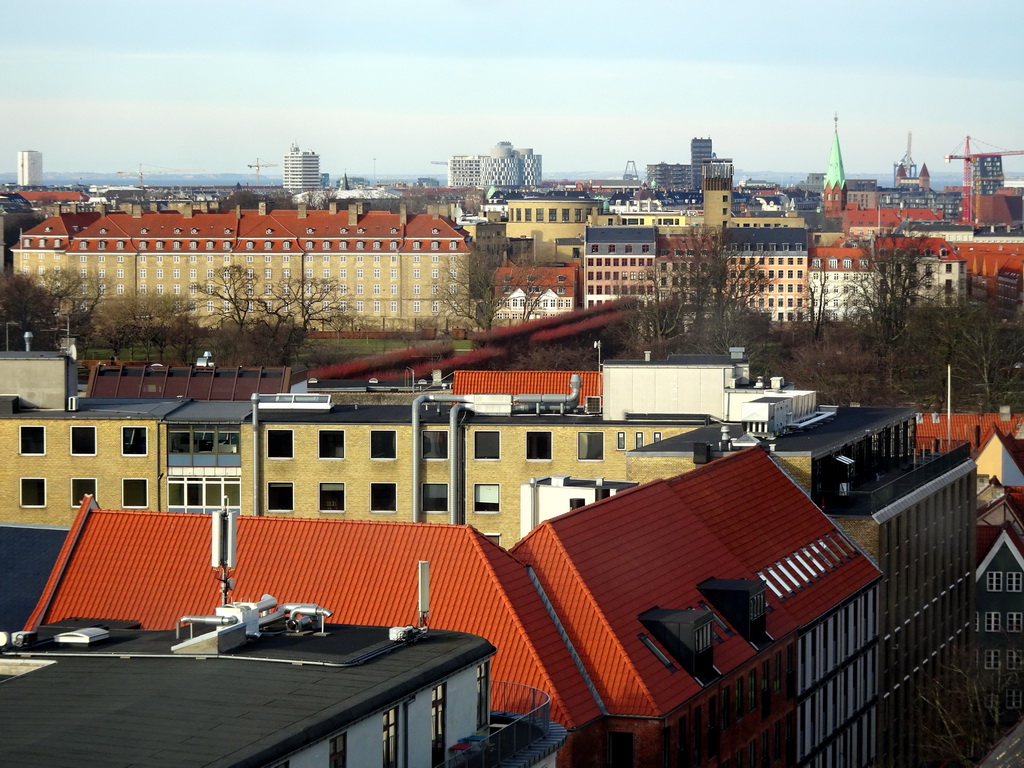 The Rosenborg Castle Gardens, viewed from the ramp of the Rundetaarn tower