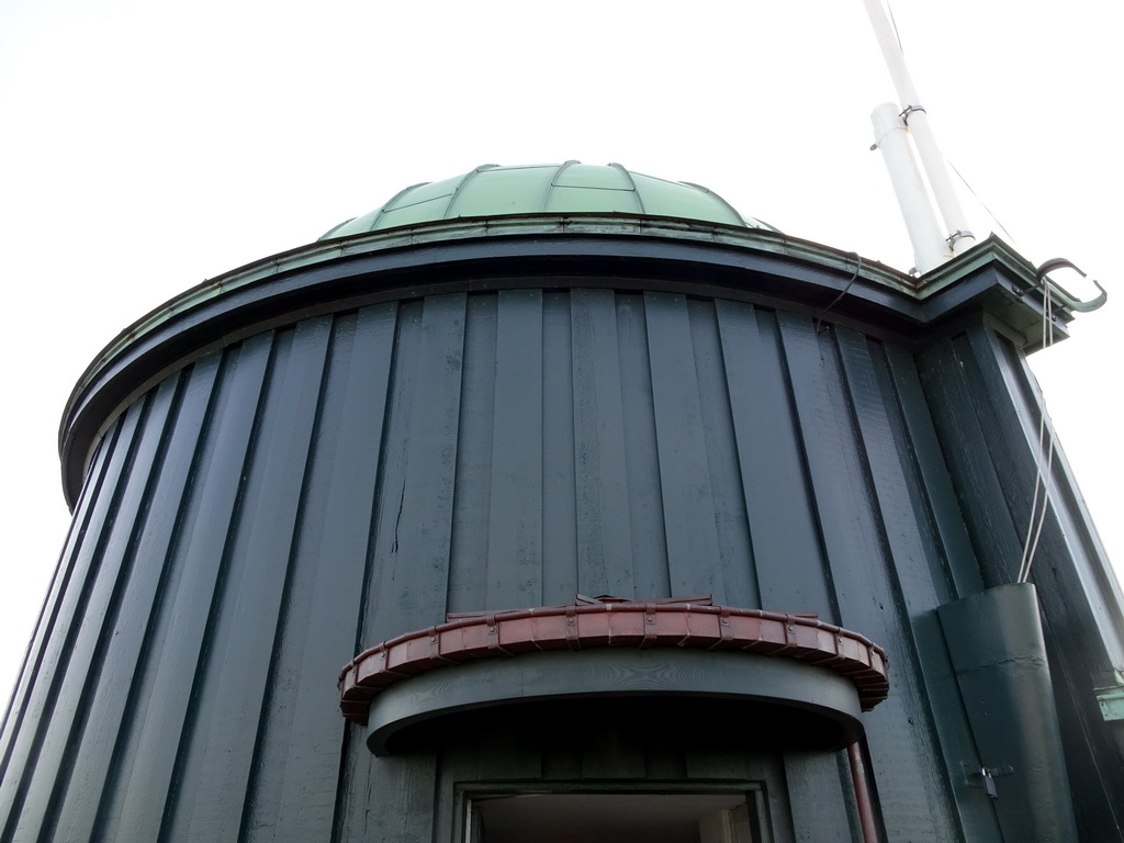 The dome of the observatory of the Rundetaarn tower, viewed from the viewing platform