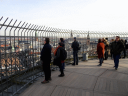 The viewing platform at the top of the Rundetaarn tower
