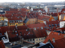 The west side of the city, viewed from the viewing platform at the top of the Rundetaarn tower