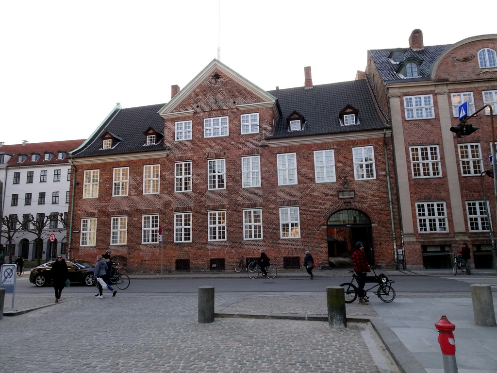 Front of a building at the Nørregade street