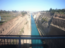 West side of the Corinth Canal