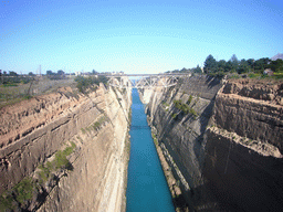 West side of the Corinth Canal